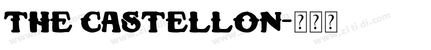 the castellon字体转换
